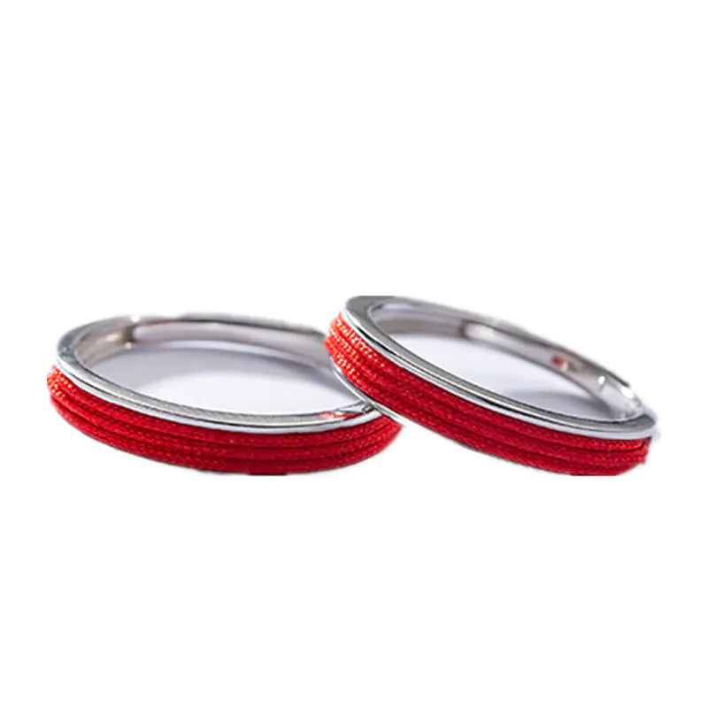 S925 Silver Original Design Couple Minimalist Rings