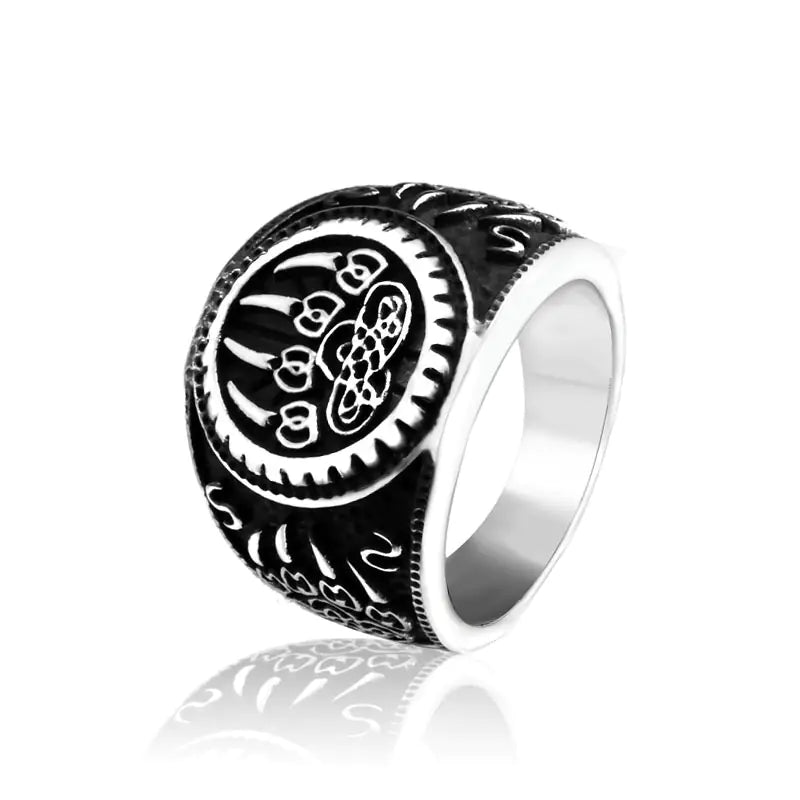 Beier Viking Warrior Stainless Steel Ring for Men