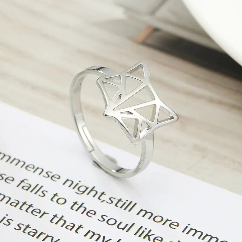Fox Ring for Women - Stylish Stainless Steel Adjustable