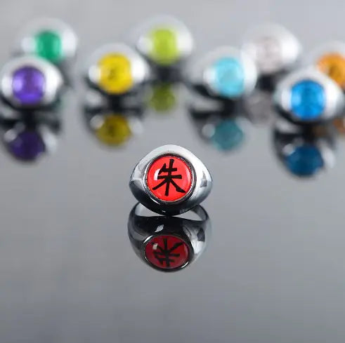 Naruto Rings Akatsuki Set with Itachi, Pain, and Sasori