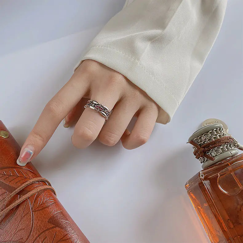 Light Luxury Sterling Silver Ring for Women