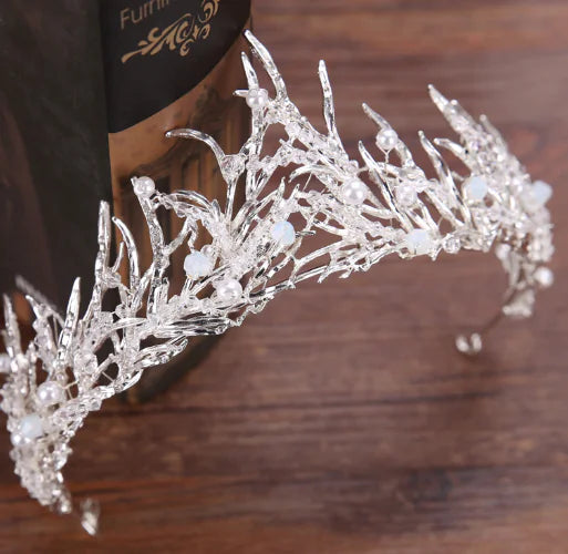 Children's Baroque Crystal Crown Headband for Girls