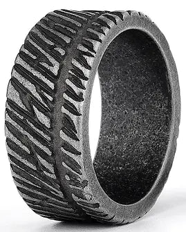 Titanium Steel Viking Pattern Ring for Men and Women