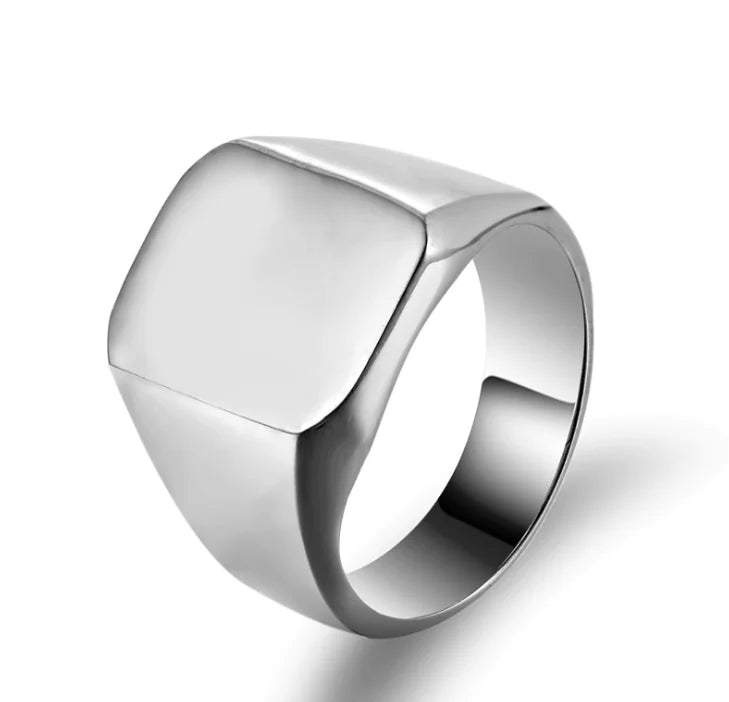 Custom Titanium Steel Ring for Men