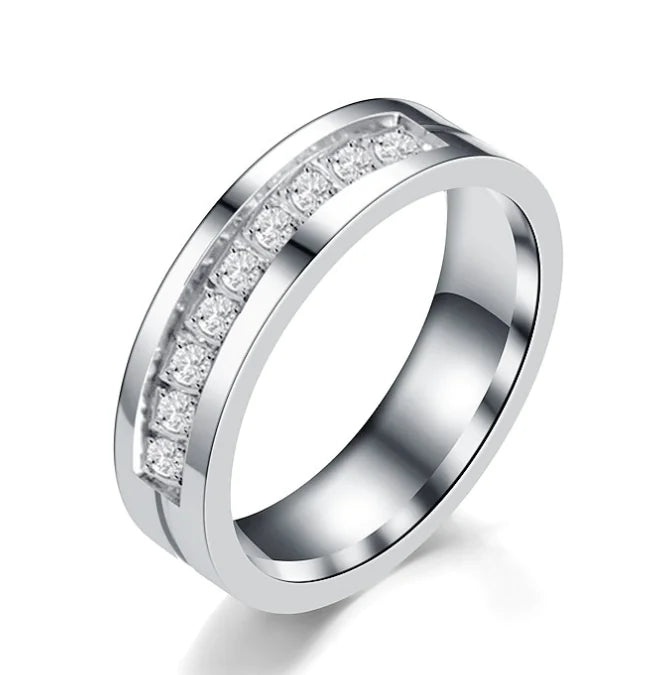 18K Fashion Stainless Steel Ring for Women