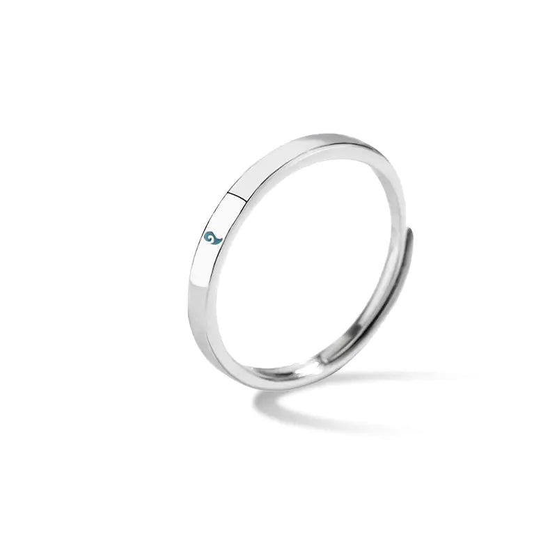 S925 Sterling Silver Couple Ring