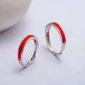 S925 Silver Original Design Couple Minimalist Rings