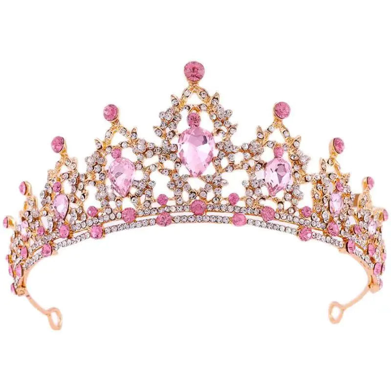 Luxury Rhinestone Bridal Crown Hair Accessory