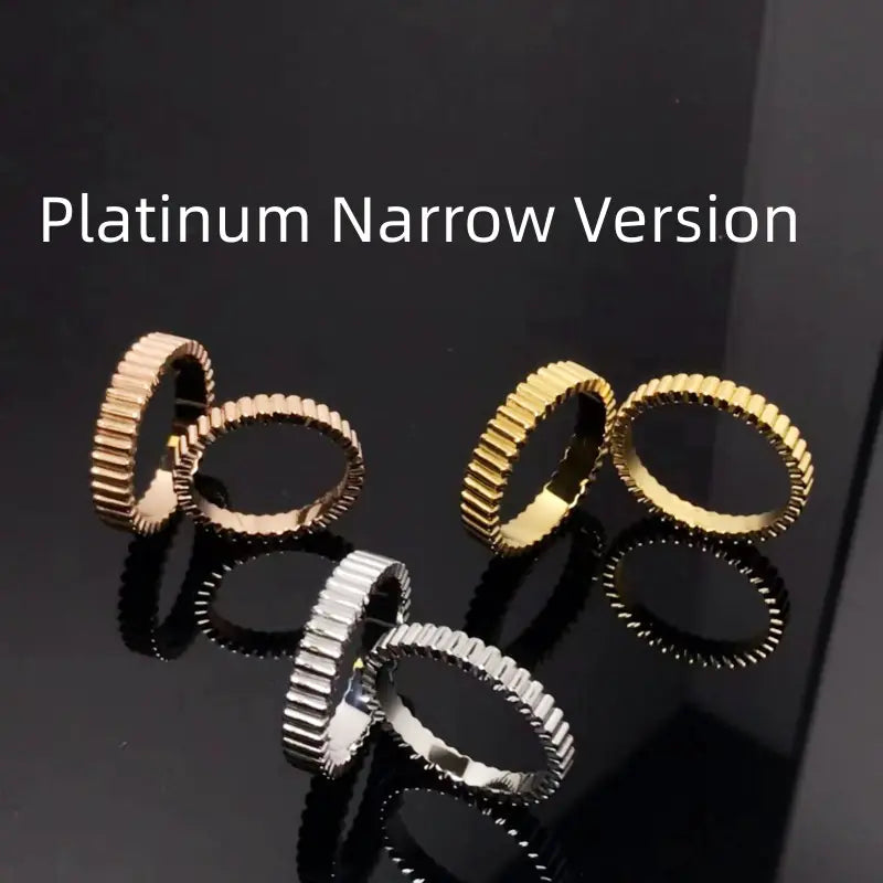 Classic Simple Couple Rings for Men and Women