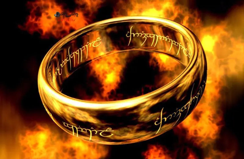 Titanium Steel Lord of the Rings Ring