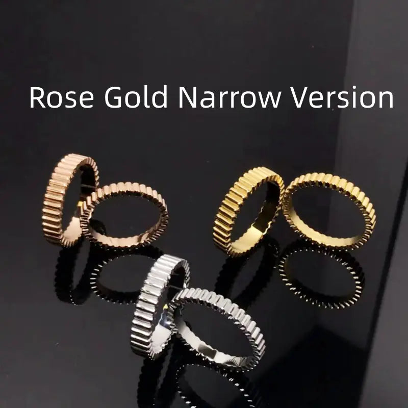 Classic Simple Couple Rings for Men and Women