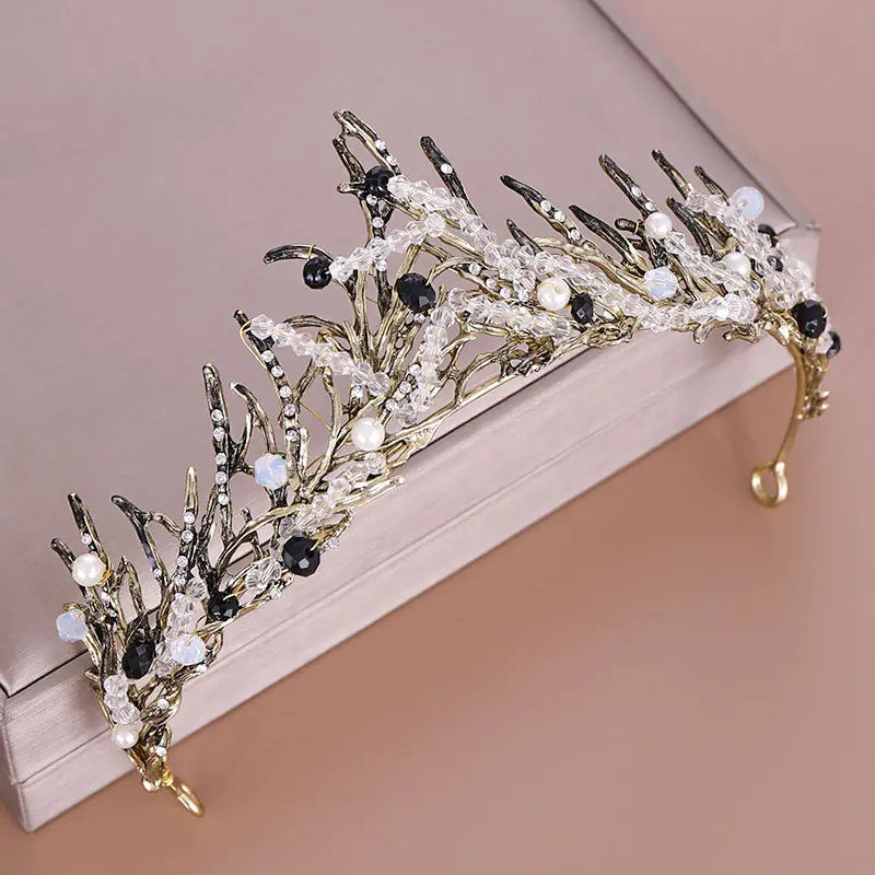 Children's Baroque Crystal Crown Headband for Girls