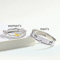 Couple Fashion Sterling Silver Ring
