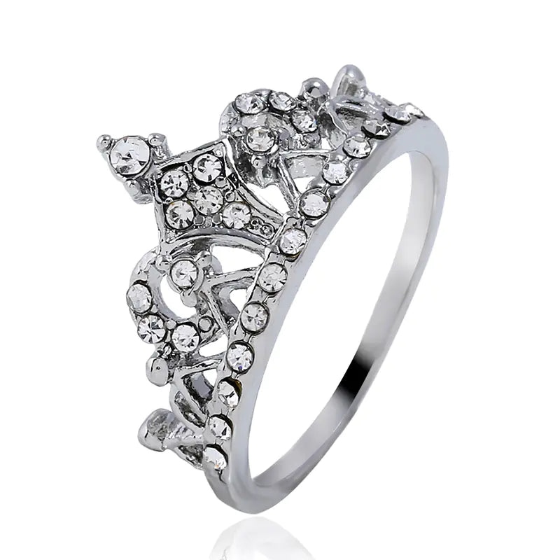 Crown Ring with Diamonds - New Women's Creative Jewelry