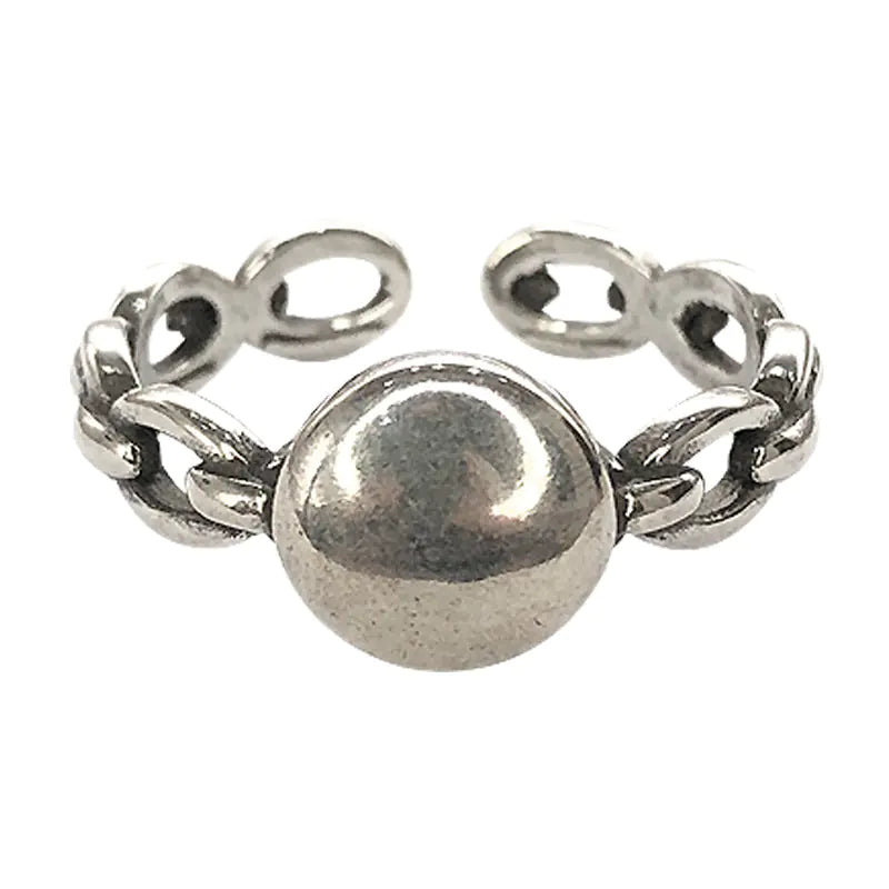 Simple 925 Silver Ring for Women - Color Retention