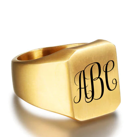 Custom Titanium Steel Ring for Men