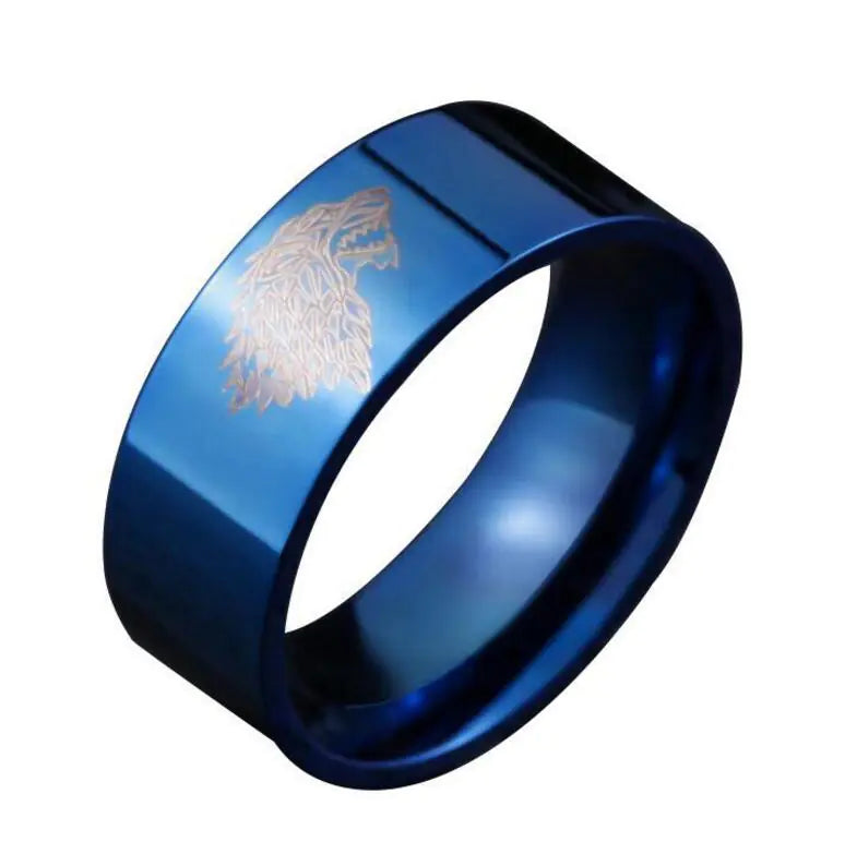 Film and Game Rings in Titanium Steel