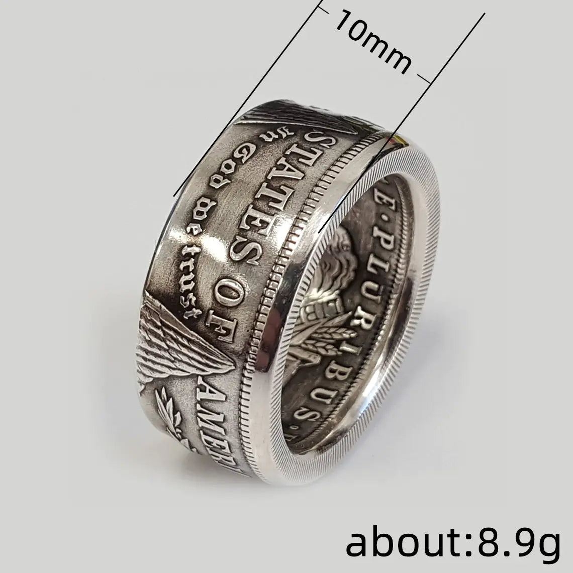 Creative Alloy Number and Letter Rings (Cross-Border)