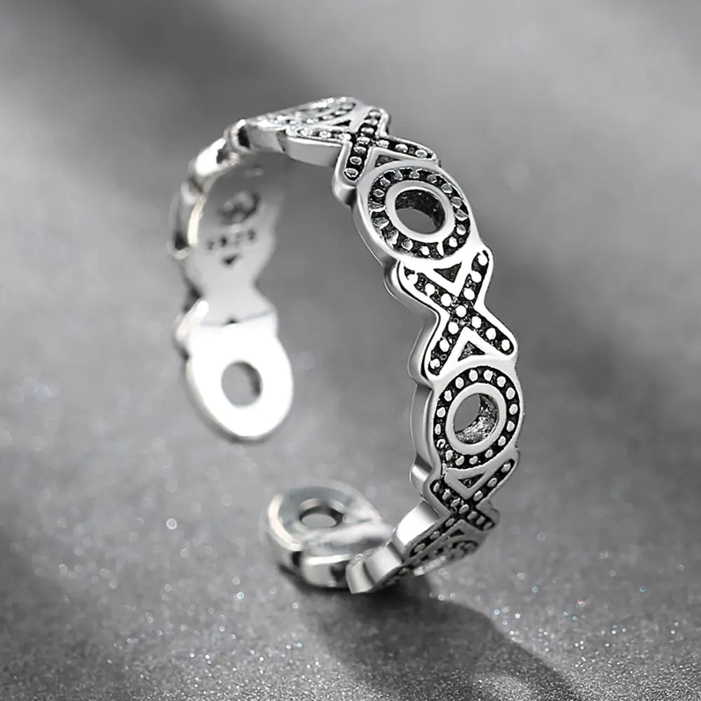 Cute Antique Silver Ring for Women
