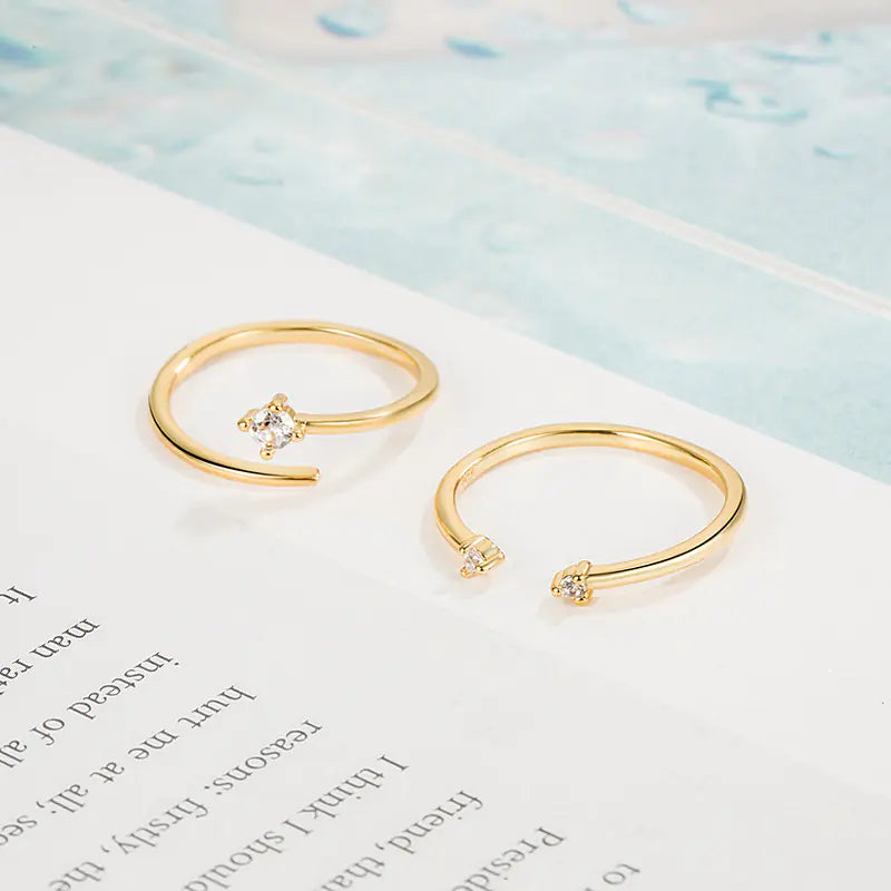 Adjustable Simple Fashion Ring for Women