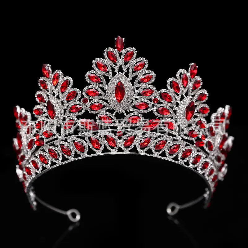 Luxury Crystal Bride Crown with Rhinestones and Alloy