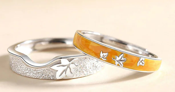 Affordable Luxury 925 Silver Couple Rings with Design