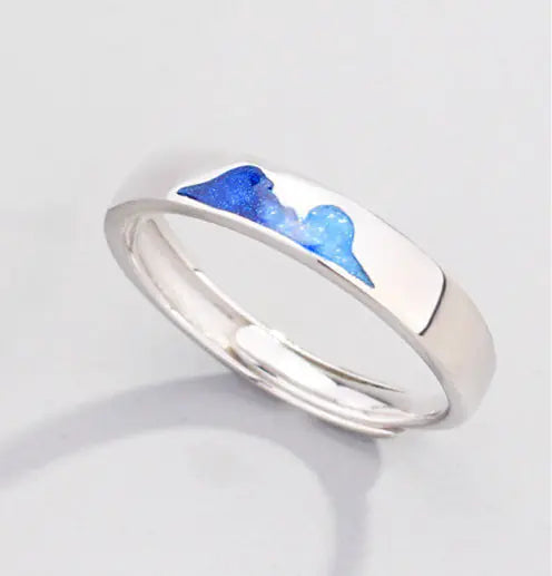 Adjustable Copper Couple Rings for Couples