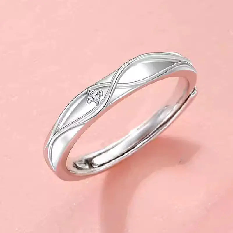 Cute Cat Couple Rings Set