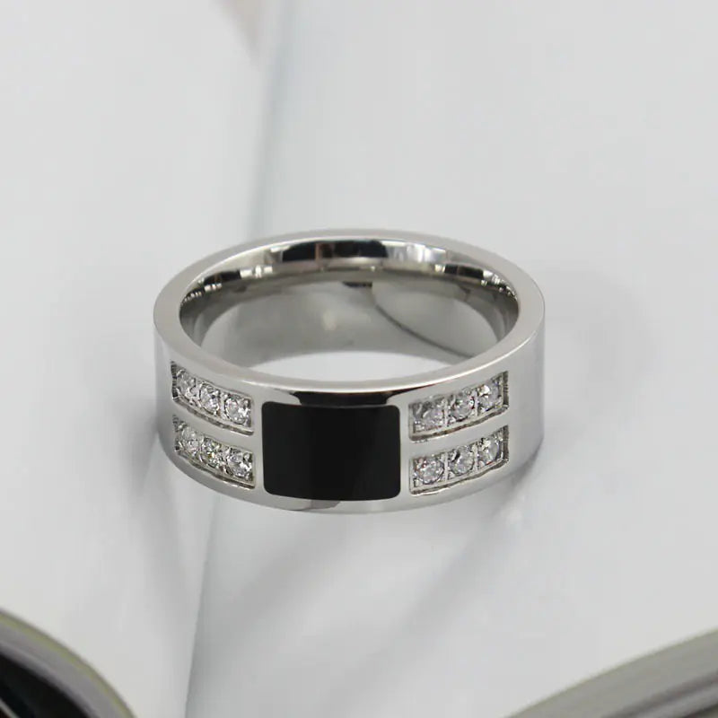 Men's Zircon Stone Ring