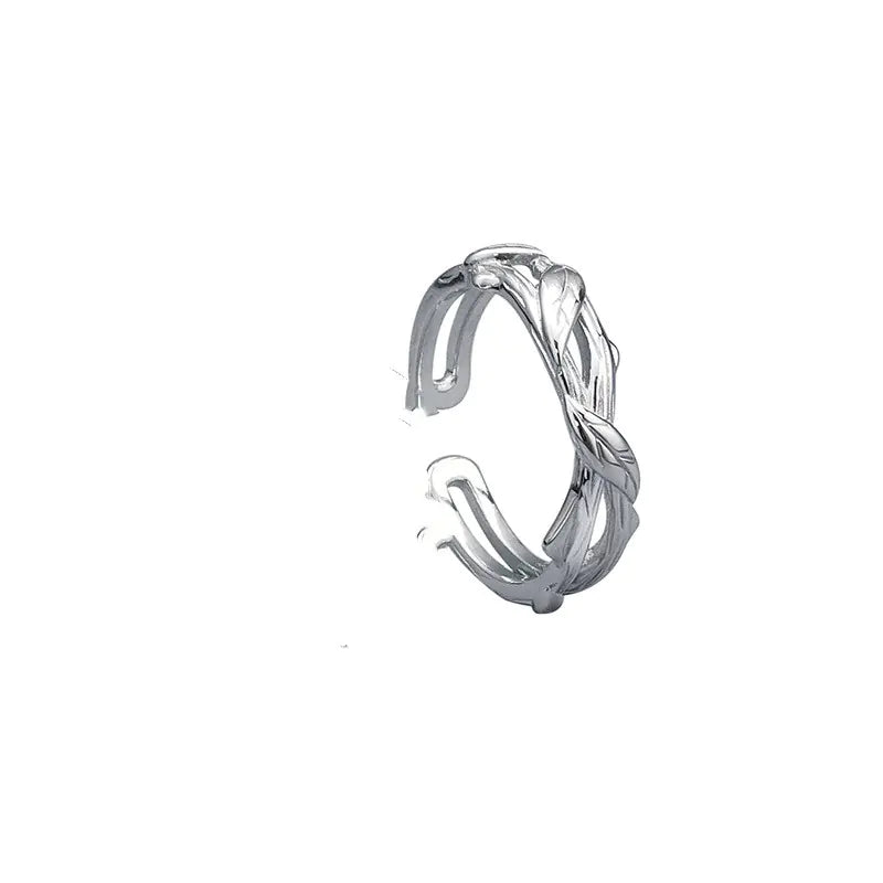 Thorn Rose Couple Ring Design Pair