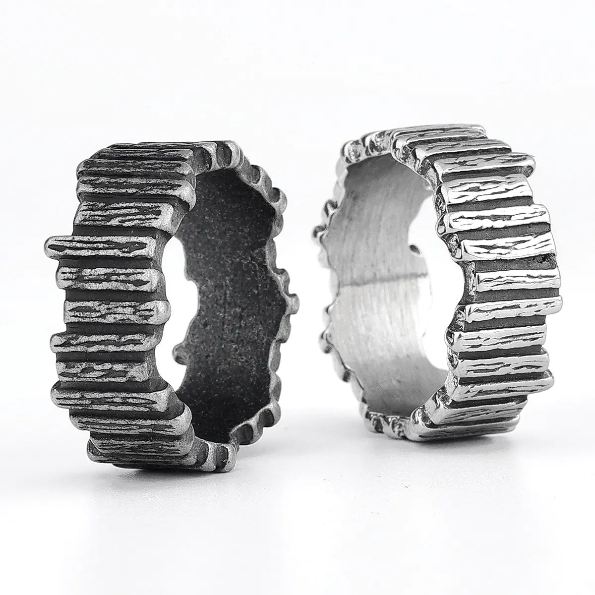 Titanium Steel Viking Pattern Ring for Men and Women
