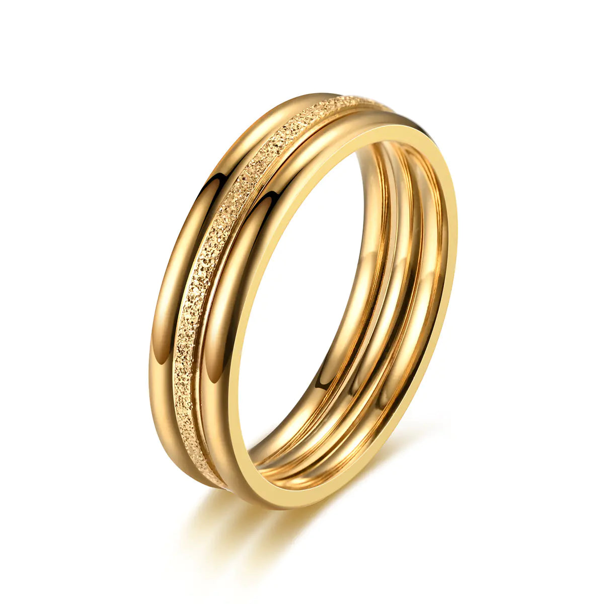 Light Luxury Stainless Steel Ring for Women