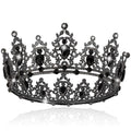 TOBATOBA Black Crown Black Tiara for Women Queen Crown Black Swan Costume Gothic Crown for Halloween Costume Royal Crown Princess Crown Tiara Wedding Birthday Crown Pageants Proms Cosplay