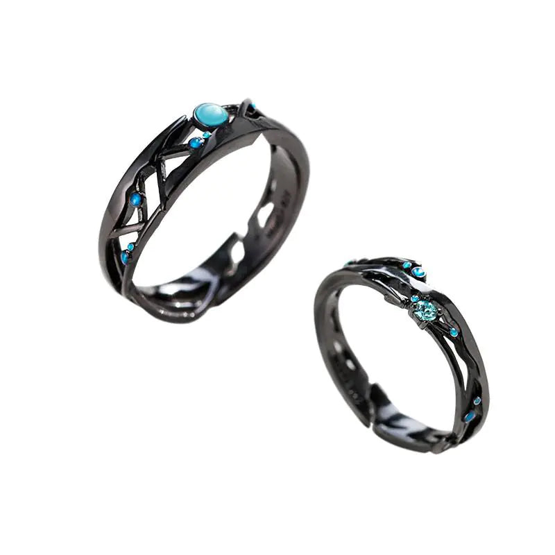 Couple's Silver Rings - Original Personalized Design