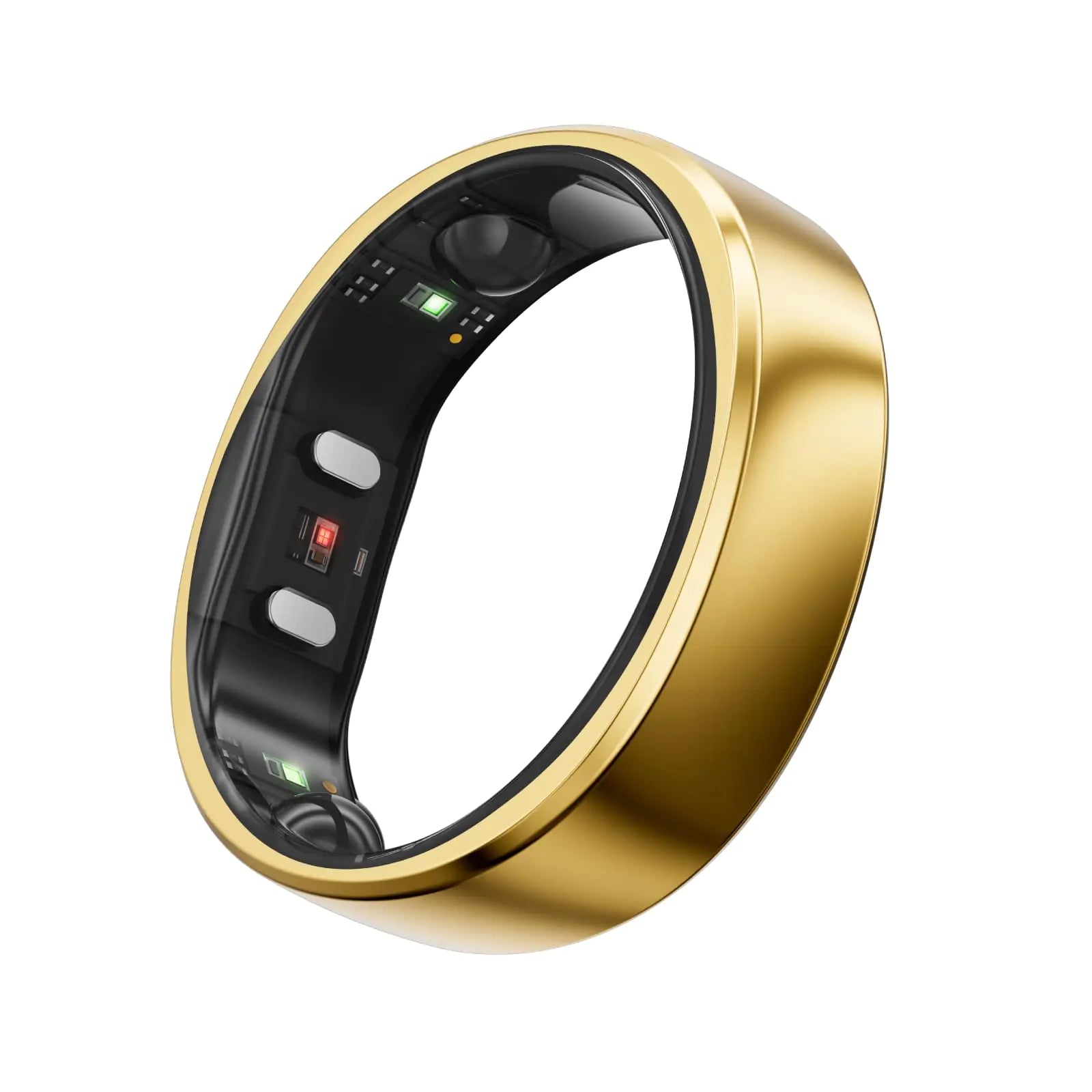 RingConn Gen 2 World’s First Smart Ring with Sleep Apnea Monitoring No APP Subscription 12-Day Battery Life Stress/Heart Rate/Womens Health Tracker Android & iOS Compatible (Gold Size 9)