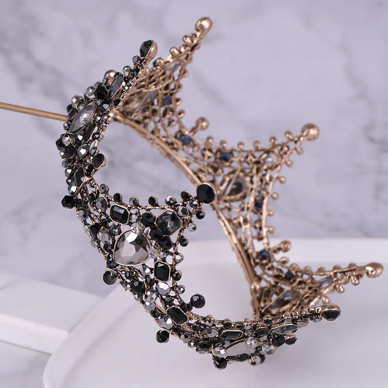 Baroque Vintage Crown for Birthdays and Performances
