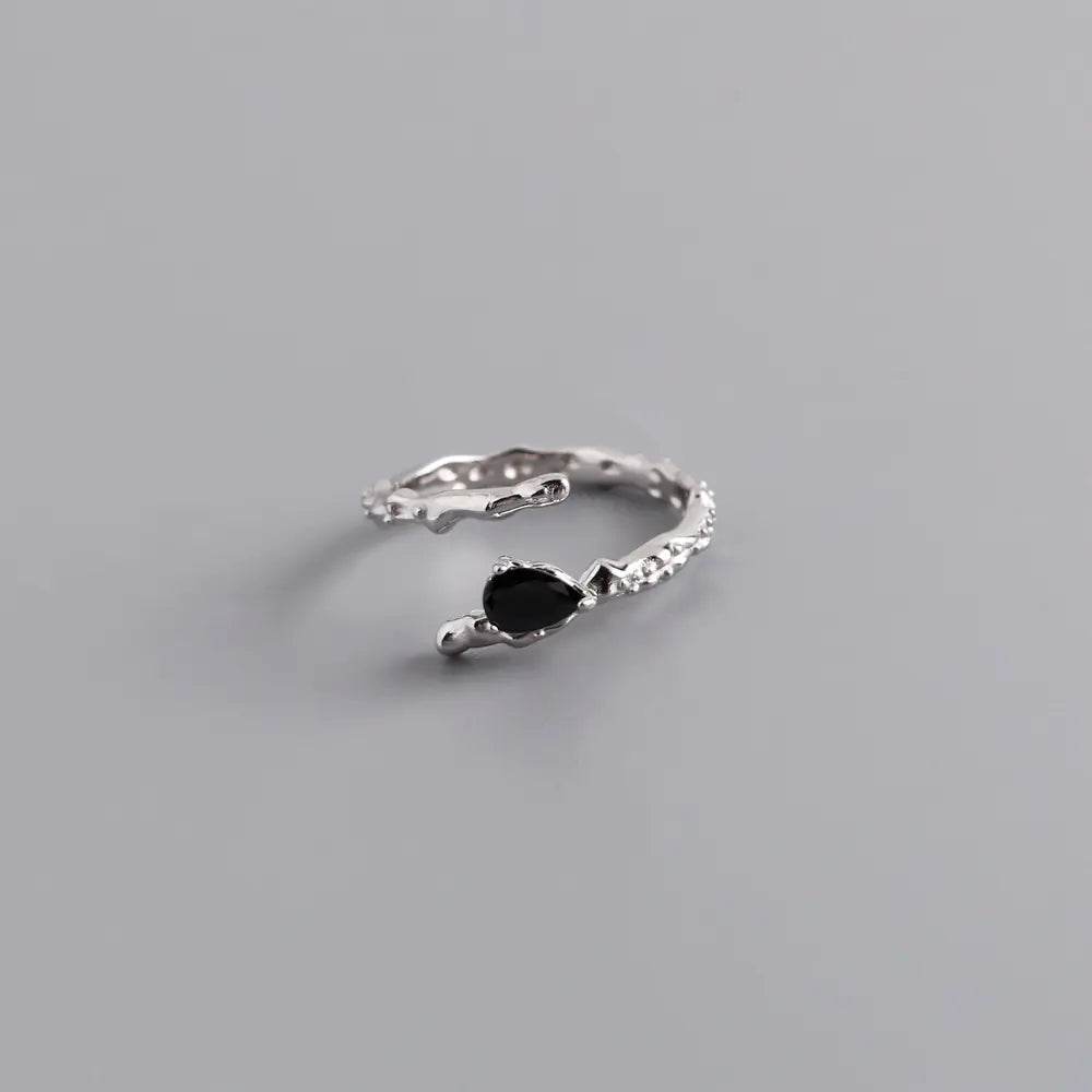 Affordable Luxury S925 Zircon Open Ring for Women