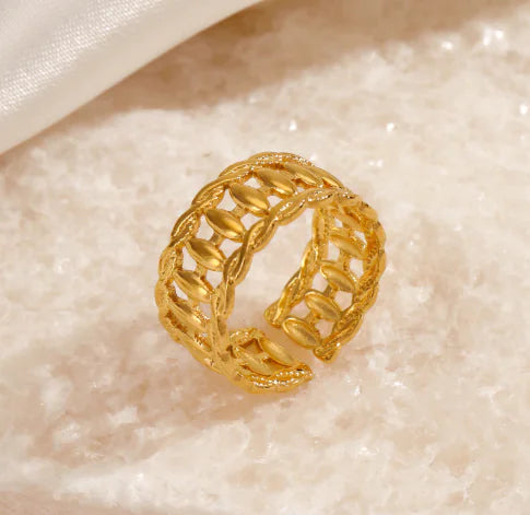 Adjustable Popular Shaped Stainless Steel Ring for Women