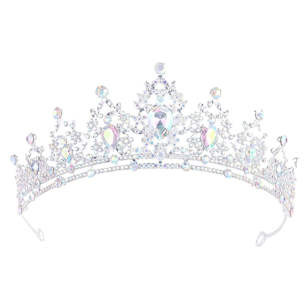 Crystal Crown and Tiara For Women - Rhinestone Headband For Princess GirlsBridal Hair Accessories For Weddings Birthday