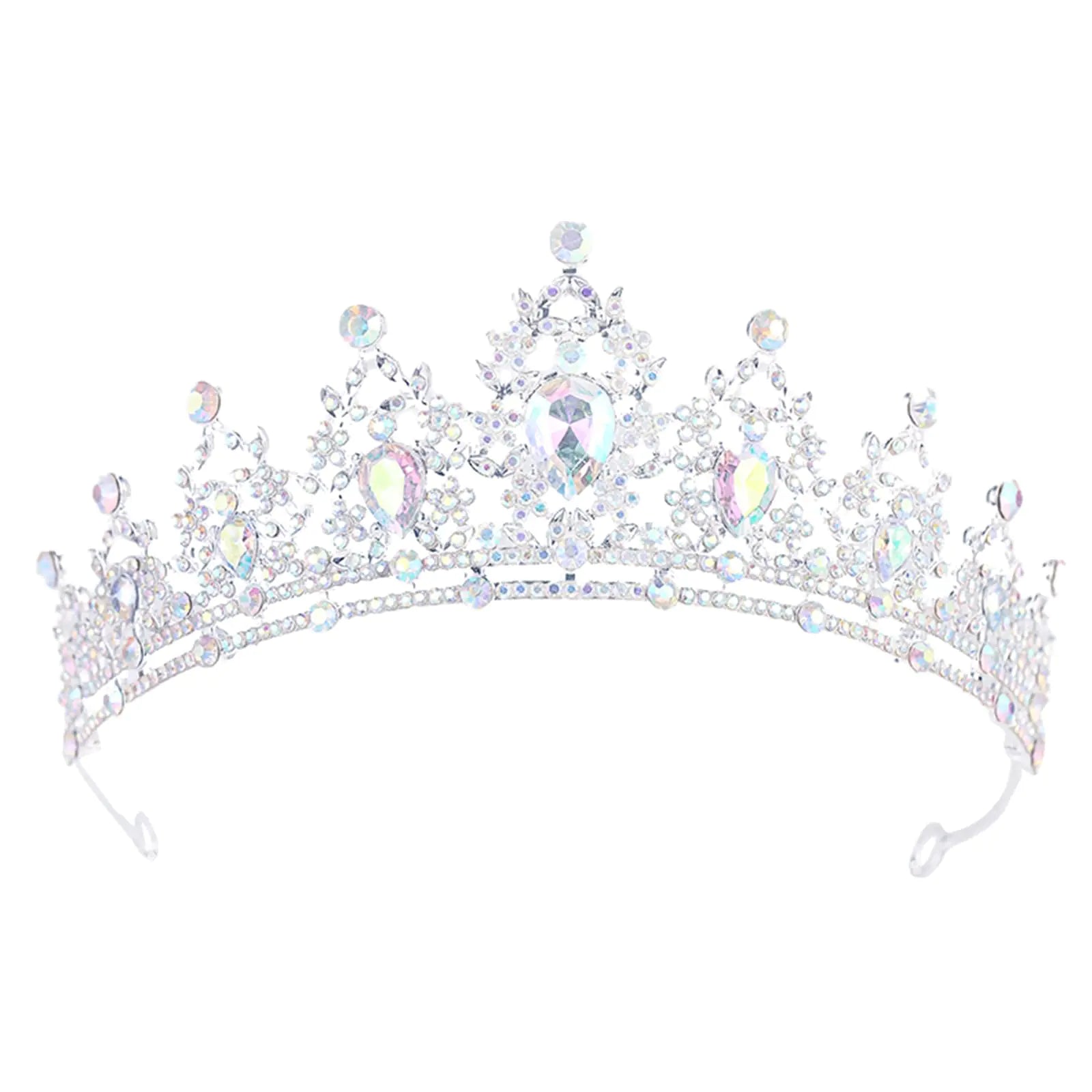 Crystal Crown and Tiara For Women - Rhinestone Headband For Princess GirlsBridal Hair Accessories For Weddings Birthday