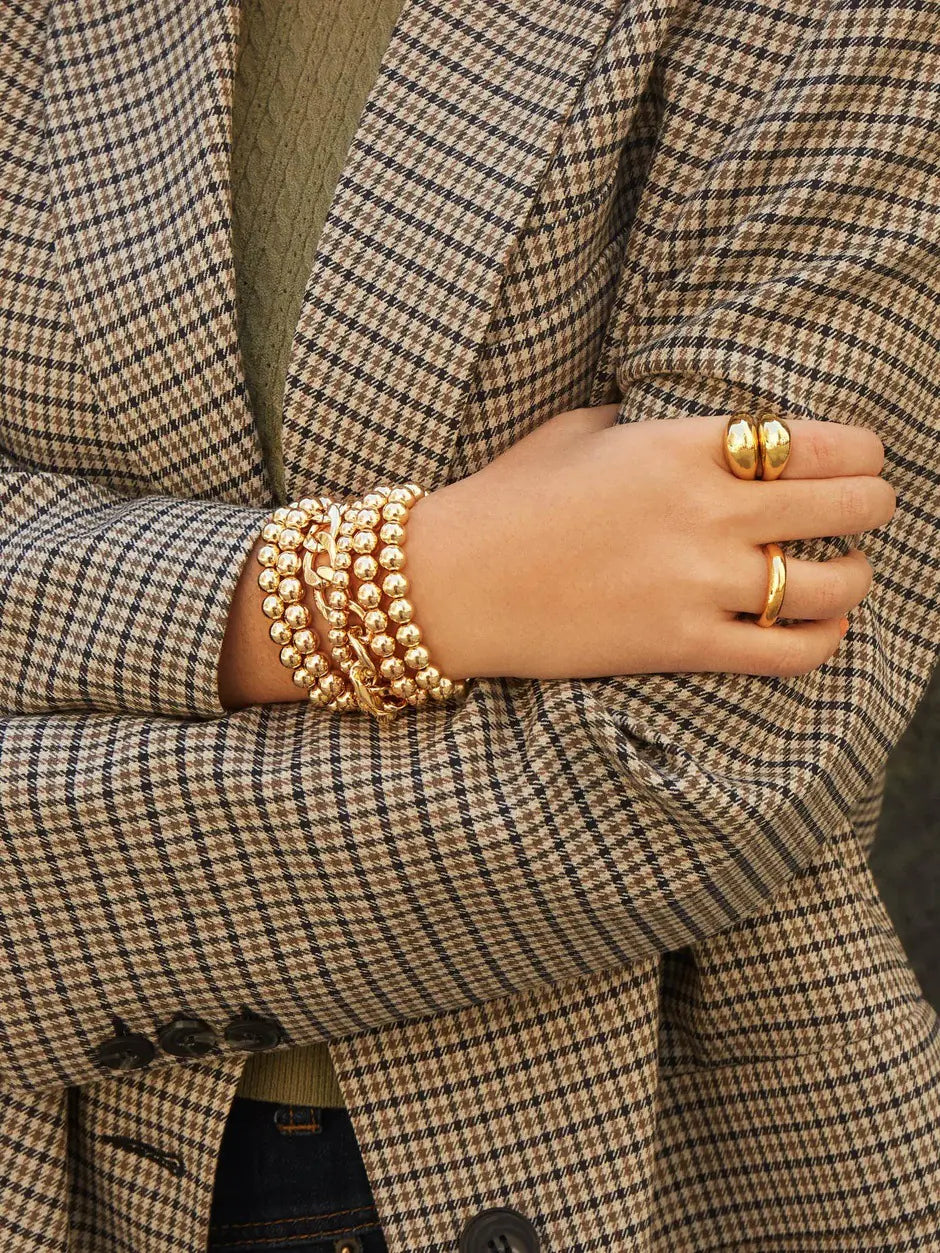 2020 Geometric Style Gold-Plated Ring for Fashion