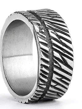 Titanium Steel Viking Pattern Ring for Men and Women