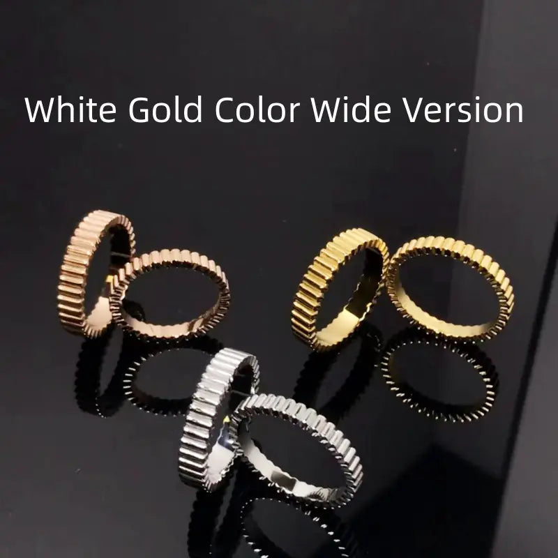 Classic Simple Couple Rings for Men and Women