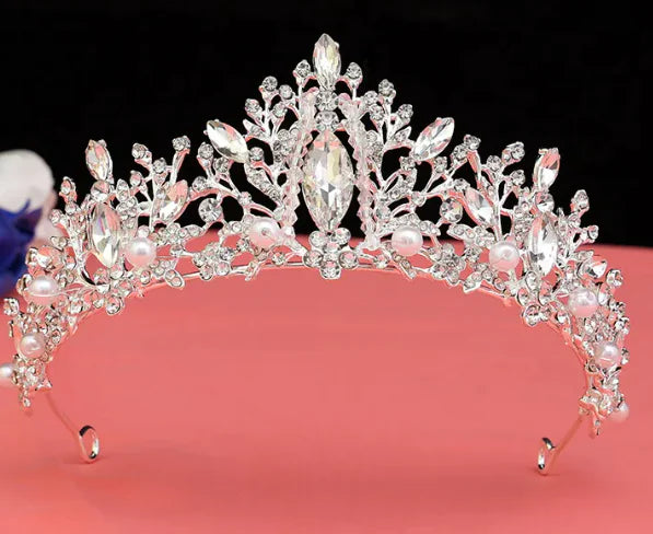 Bridal Crown Crystal Hair Band