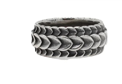 Retro Dragon Pattern Titanium Steel Ring for Men