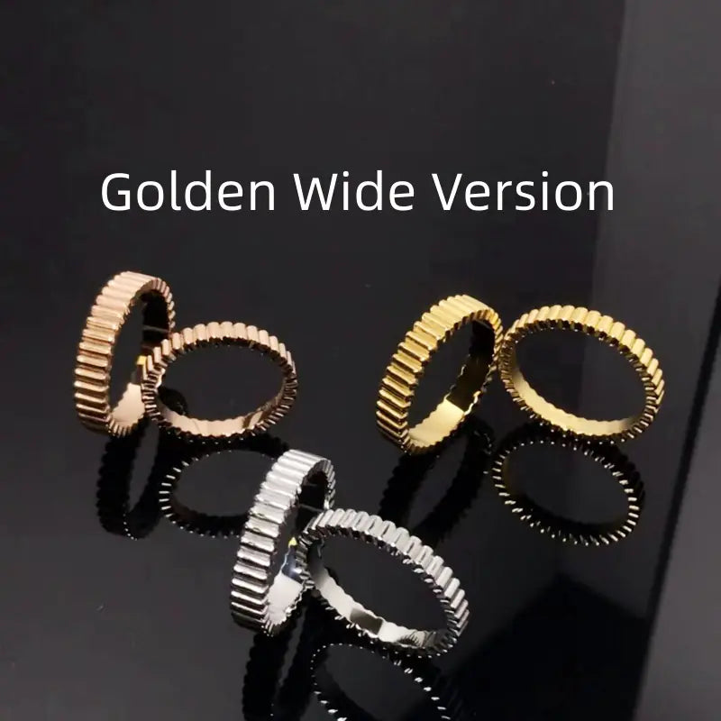 Classic Simple Couple Rings for Men and Women