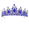 Tiara CrownPrincess CrownBlue CrownCrowns for WomenPrincess TiaraBlue TiaraTiara AdultBirthday CrownQuinceanera CrownCrown CostumeCrystal CrownProm Queen CrownCrown HeadbandProm Crown