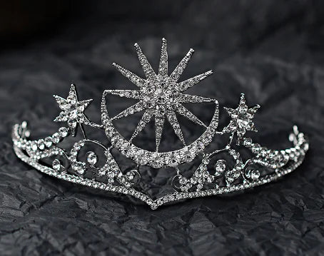 Bride Wedding Accessories Rhinestone Crown Headpiece