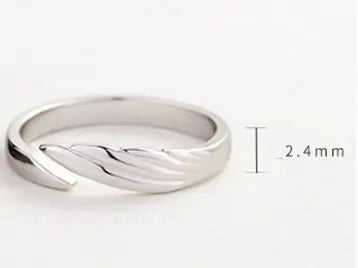 Angel and Demon Couple Adjustable Rings