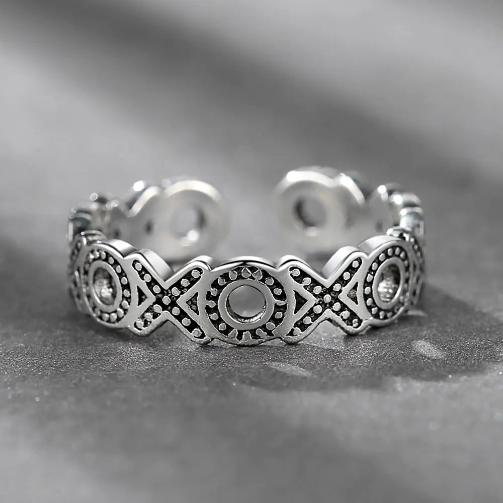 Cute Antique Silver Ring for Women